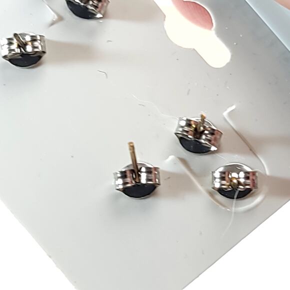 Pastel Color Stud Earrings Set, 4 Pairs of Vibrant Circle Earrings Afterthoughts - Picture 8 of 10